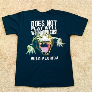 Wild Florida Alligator T-shirt Men’s Sz Lg??